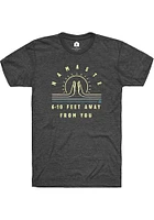 RALLY Grey Namaste Short Sleeve Fashion T Shirt