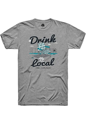 RALLY Grey Drink Local Lawn Chair Short Sleeve Fashion T Shirt