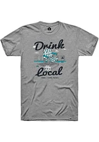 RALLY Grey Drink Local Lawn Chair Short Sleeve Fashion T Shirt