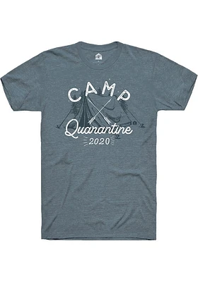 RALLY Grey Camp Quarantine Short Sleeve Fashion T Shirt