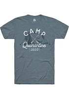 RALLY Grey Camp Quarantine Short Sleeve Fashion T Shirt