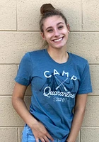 RALLY Grey Camp Quarantine Short Sleeve Fashion T Shirt