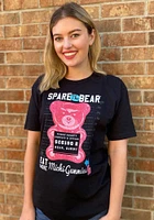 Rally Michigan Black Spear The Bear Short Sleeve Fashion T Shirt