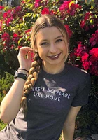 Rally Kansas Grey No Place Like Home Short Sleeve Fashion T Shirt