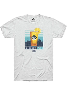 Rally Kansas City White Beer Me Short Sleeve Fashion T Shirt