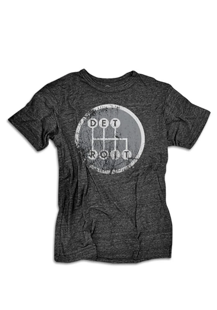 Made Detroit Black Tee Short Sleeve Fashion T Shirt