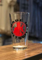 Detroit Made in Detroit Red/Black Pint Glass Pint Glass - Black