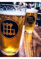 Detroit Black Shifter Pint Glass - Black