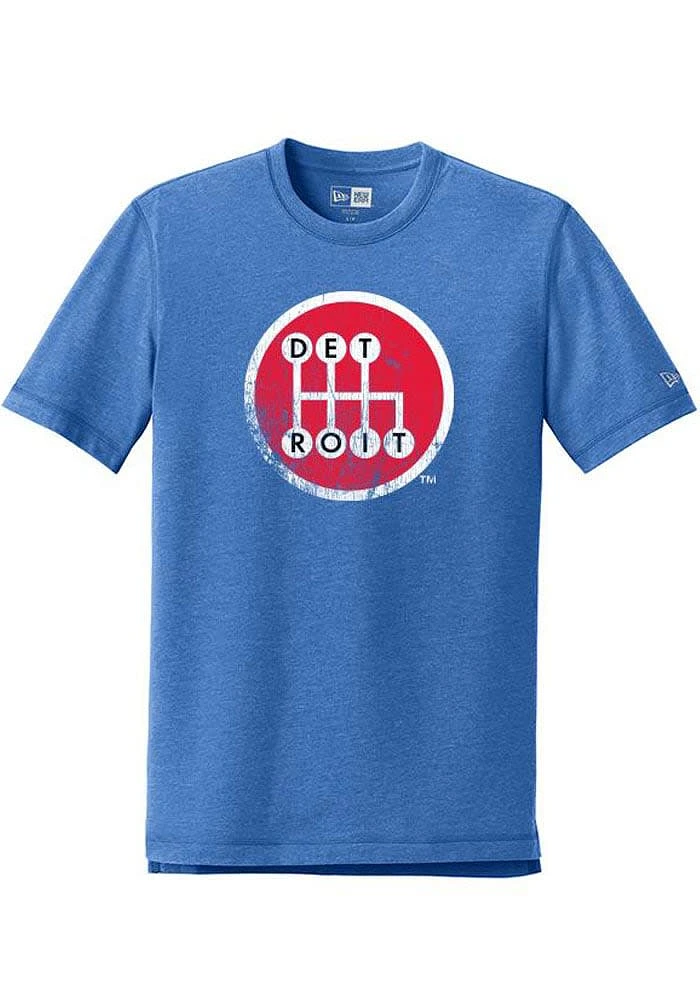 Made Detroit Blue Shifter Short Sleeve Fashion T Shirt