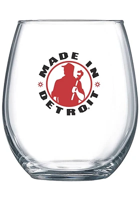 Detroit 9 oz. Stemless Wine Glass
