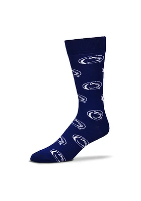Penn State Nittany Lions Allover Logo Mens Dress Socks