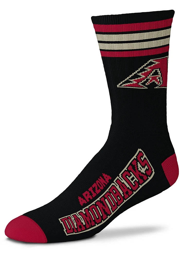 Arizona Diamondbacks Red 4 Stripe Duece Youth Crew Socks