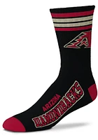 Arizona Diamondbacks Red 4 Stripe Duece Youth Crew Socks