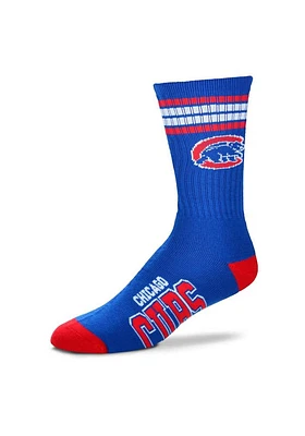 Chicago Cubs 4 Stripe Deuce Mens Crew Socks