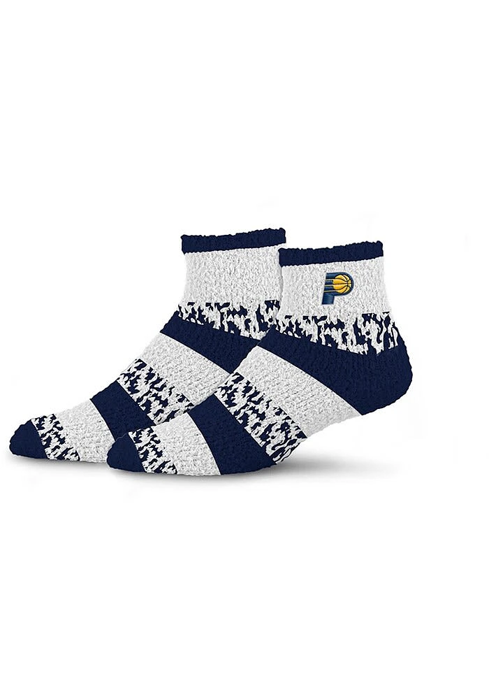 Indiana Pacers Sleepsoft Fuzzy Womens Quarter Socks