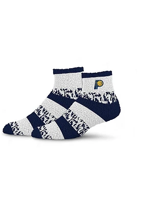 Indiana Pacers Sleepsoft Fuzzy Womens Quarter Socks