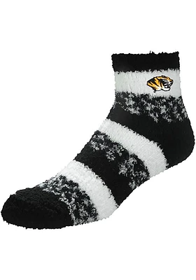 Missouri Tigers Stripe Womens Quarter Socks