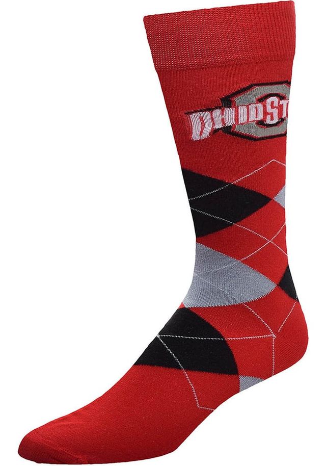 Ohio State Buckeyes Argyle Mens Argyle Socks