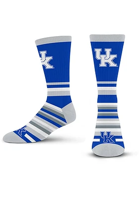 Kentucky Wildcats Lotta Stripe Mens Crew Socks