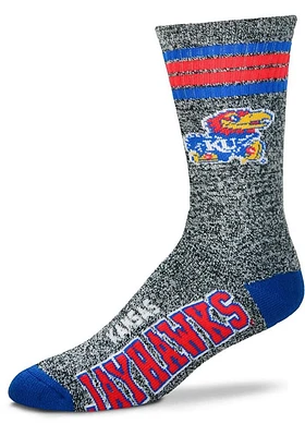 Kansas Jayhawks Got Marbled Mens Crew Socks