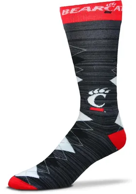 Cincinnati Bearcats Fan Nation Mens Argyle Socks