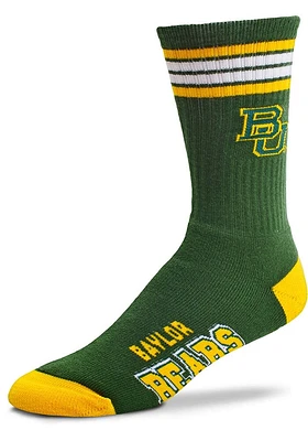 Baylor Bears 4 Stripe Deuce Mens Crew Socks