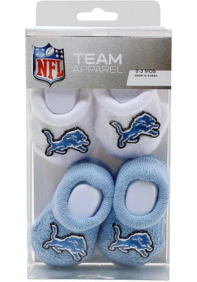 Detroit Lions 2pk Baby Bootie Boxed Set