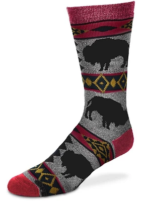 Kansas Buffalo Mens Crew Socks