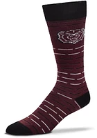 Missouri State Bears Dash Stripe Mens Dress Socks
