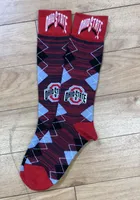 Ohio State Buckeyes Fan Nation Mens Argyle Socks