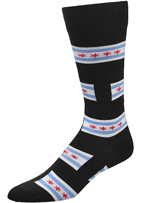 Chicago Flag Mens Dress Socks