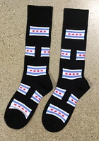 Chicago Flag Mens Dress Socks
