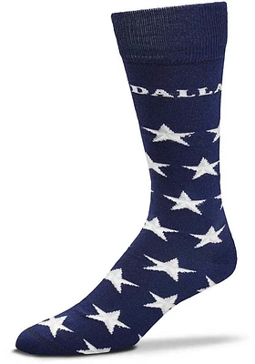Dallas Ft Worth Stars Allover Mens Dress Socks