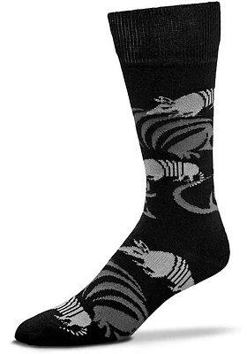 Texas Armadillo Allover Mens Dress Socks