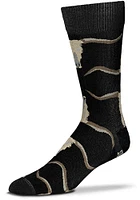 Texas Longhorn Skull Allover Mens Dress Socks