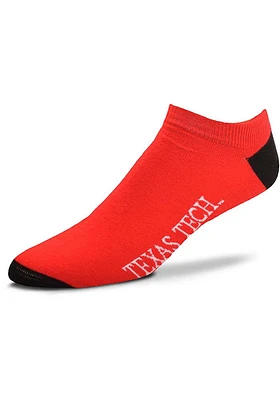 Texas Tech Red Raiders Team Color Mens No Show Socks