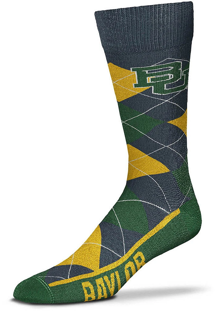 Baylor Bears Argyle Zoom Mens Argyle Socks
