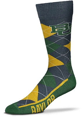 Baylor Bears Argyle Zoom Mens Argyle Socks