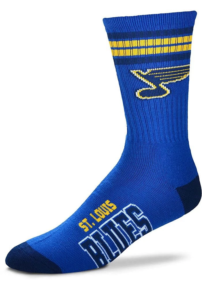 St Louis Blues Blue 4 Stripe Deuce Youth Crew Socks