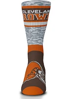 Cleveland Browns Double Duece Mens Crew Socks