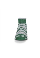 Michigan State Spartans Muchas Rayas Fuzzy Womens Quarter Socks
