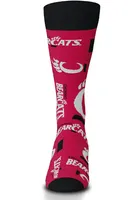 Cincinnati Bearcats Wall to Wall Mens Dress Socks