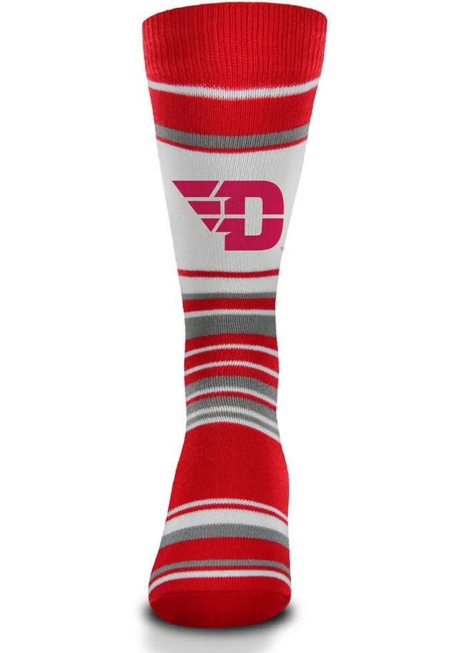 Dayton Flyers Mas Stripe Mens Dress Socks