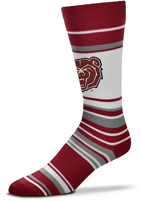 Missouri State Bears Mas Stripe Mens Dress Socks