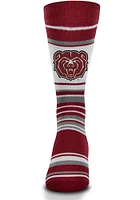 Missouri State Bears Mas Stripe Mens Dress Socks