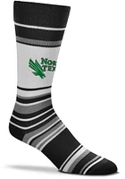 North Texas Mean Green Mas Stripe Mens Dress Socks