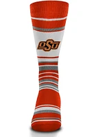 Oklahoma State Cowboys Mas Stripe Mens Dress Socks