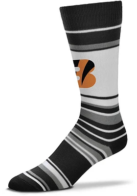 Cincinnati Bengals Mas Stripe Mens Dress Socks