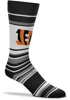 Cincinnati Bengals Mas Stripe Mens Dress Socks