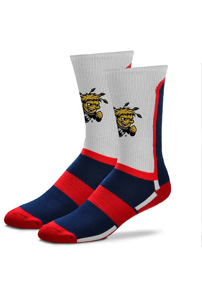 Wichita State Shockers Patriotic Mens Crew Socks